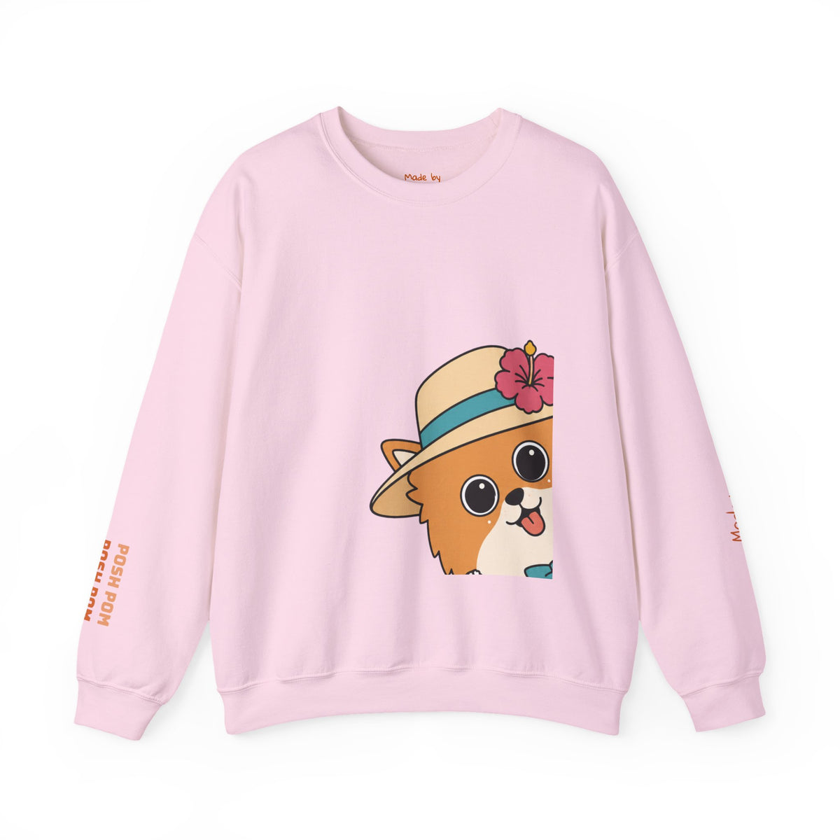 Posh Pom Crewneck Sweatshirt | Unisex Fit Sweater