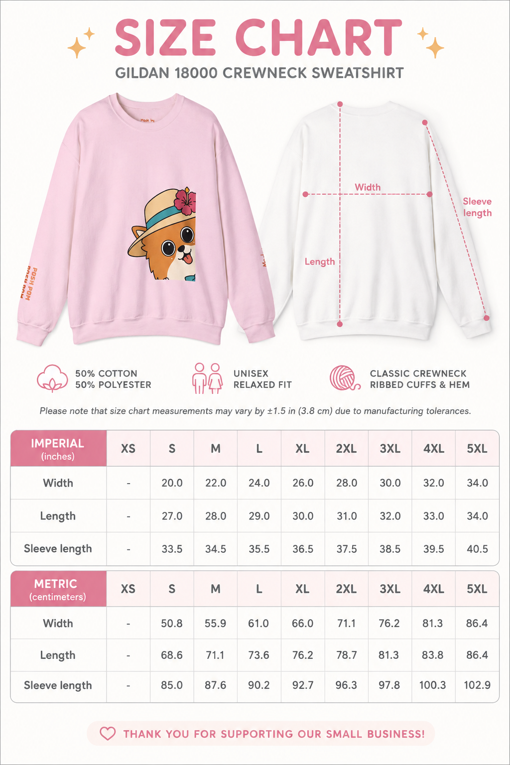 Posh Pom Crewneck Sweatshirt | Unisex Fit Sweater