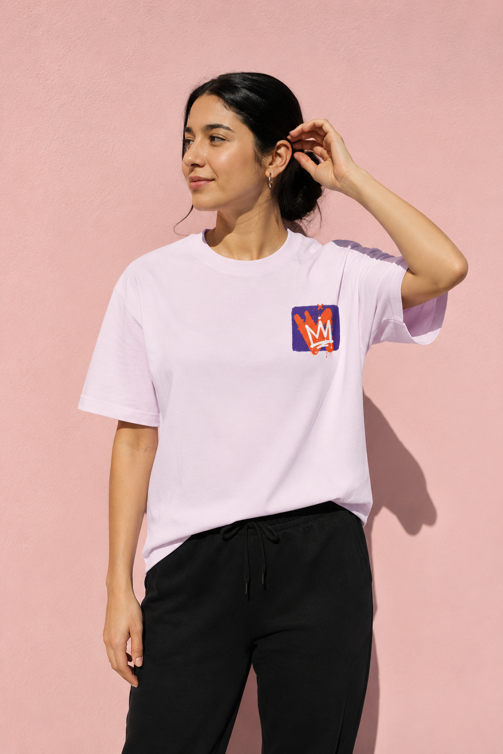 The Crown Oversized Boxy Tee | Unisex Fit T-Shirt