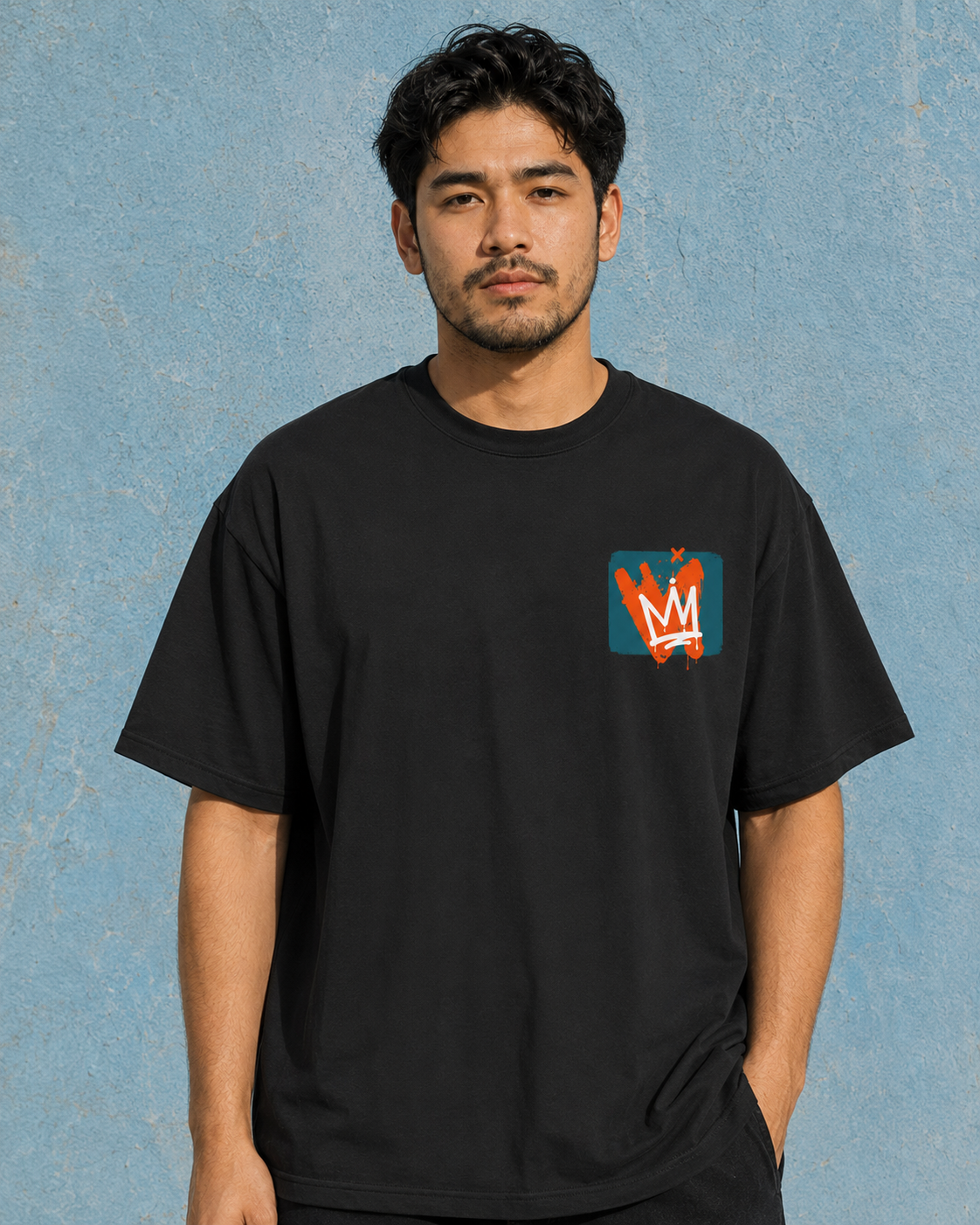 The Crown Oversized Boxy Tee | Unisex Fit T-Shirt