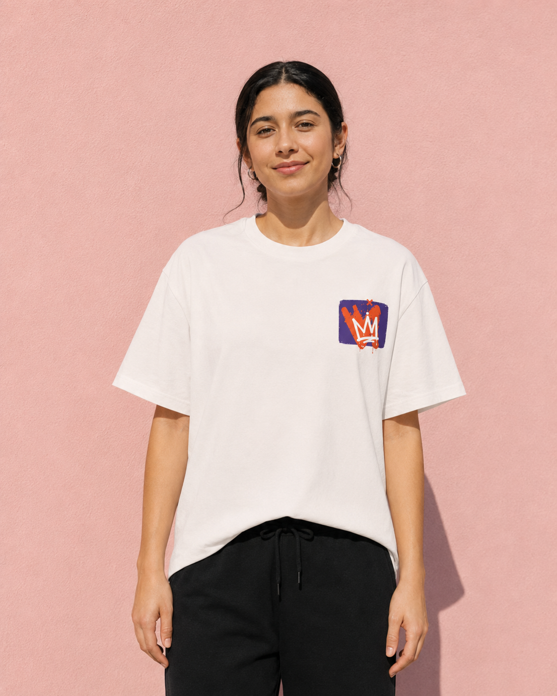 The Crown Oversized Boxy Tee | Unisex Fit T-Shirt