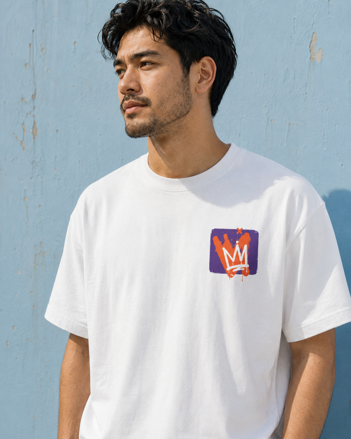The Crown Oversized Boxy Tee | Unisex Fit T-Shirt